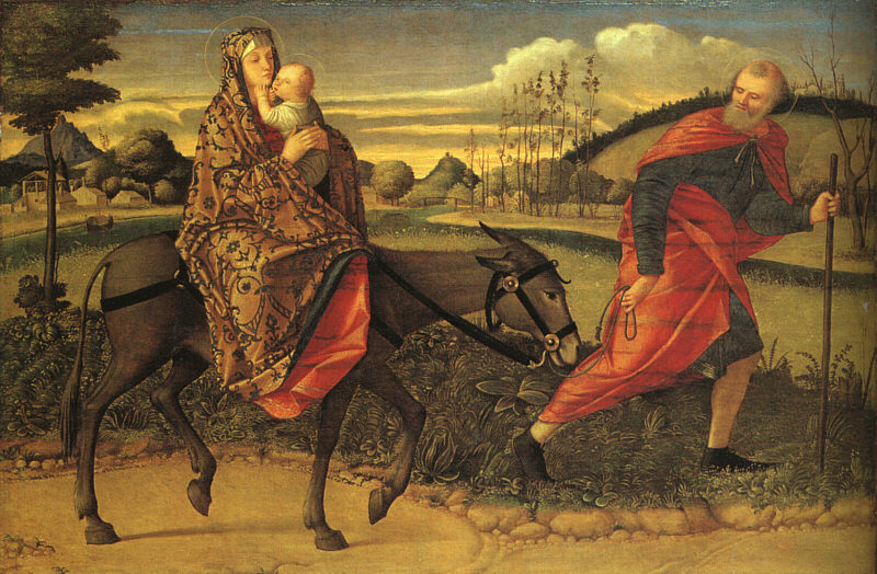 CARPACCIO, Vittore The Flight into Egypt fg